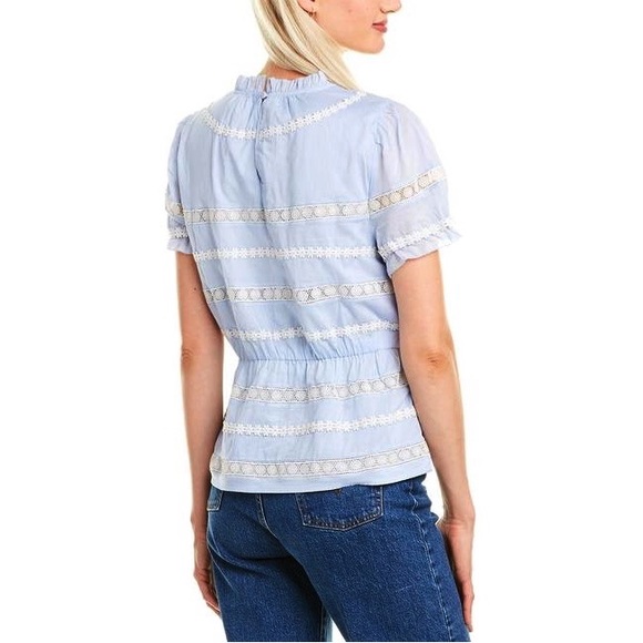 NWT J.CREW Daisy-chain peplum Top - Picture 2 of 10